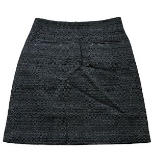 Theory Skirt Women’s 0 Grey Sparkle Wool-Blend